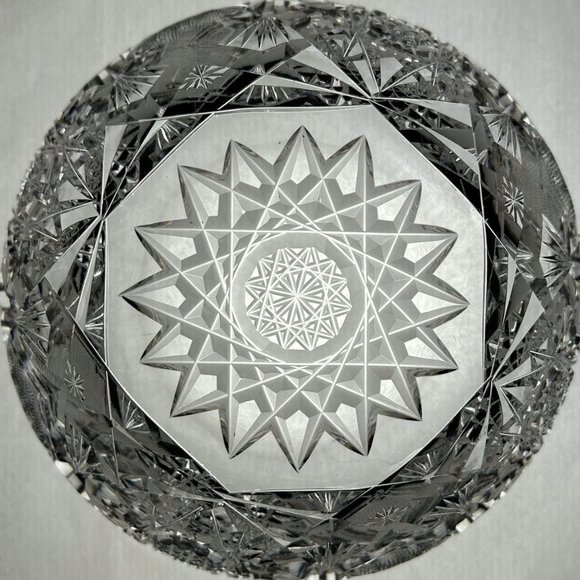 Brilliant Period Cut Glass | 7” Nappy Bowl | Vintage Cut Glass - Picture 3 of 10